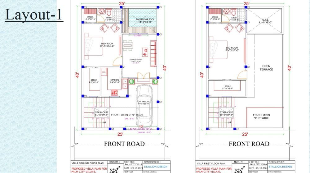 Palm Paradise Villa's layout
